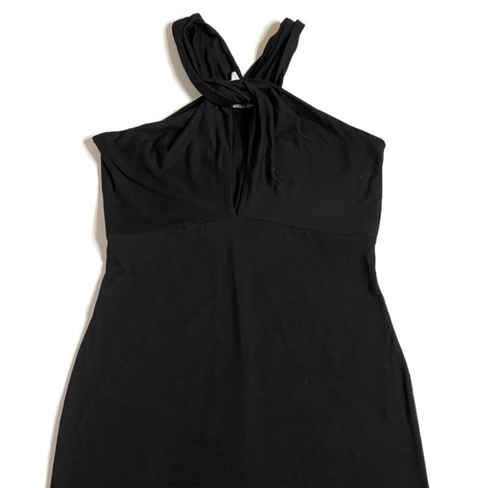 🤎3/$25 Black halter bodycon dress